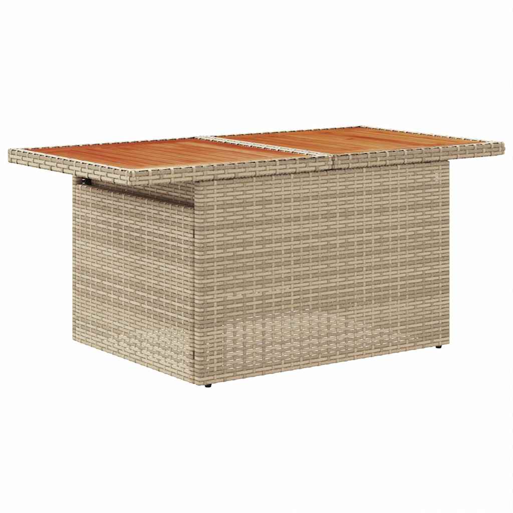 Set Sofà da Giardino a 6 Pezzi con Cuscini Beige Polyrattan 3359990