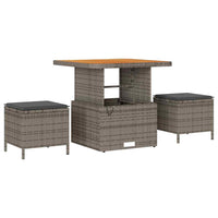 vidaXL Set Divano da Giardino 13 pcs Grigio 80 x 80 x 71 cm