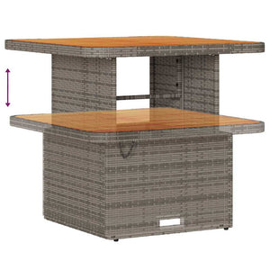 vidaXL Set Divano da Giardino 10 pcs Grigio 80 x 80 x 71 cm