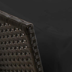 Divano da Giardino con Cuscini in Polyrattan Nero 3365329