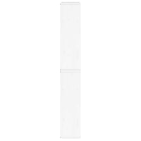 Armadietti Laterali 4 pz ODDA Bianco 40x24x79 cm Legno di Pino
