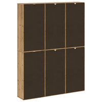 vidaXL Armadietti Laterali 6 pz ODDA 40x24x79 cm Legno Massello Pino