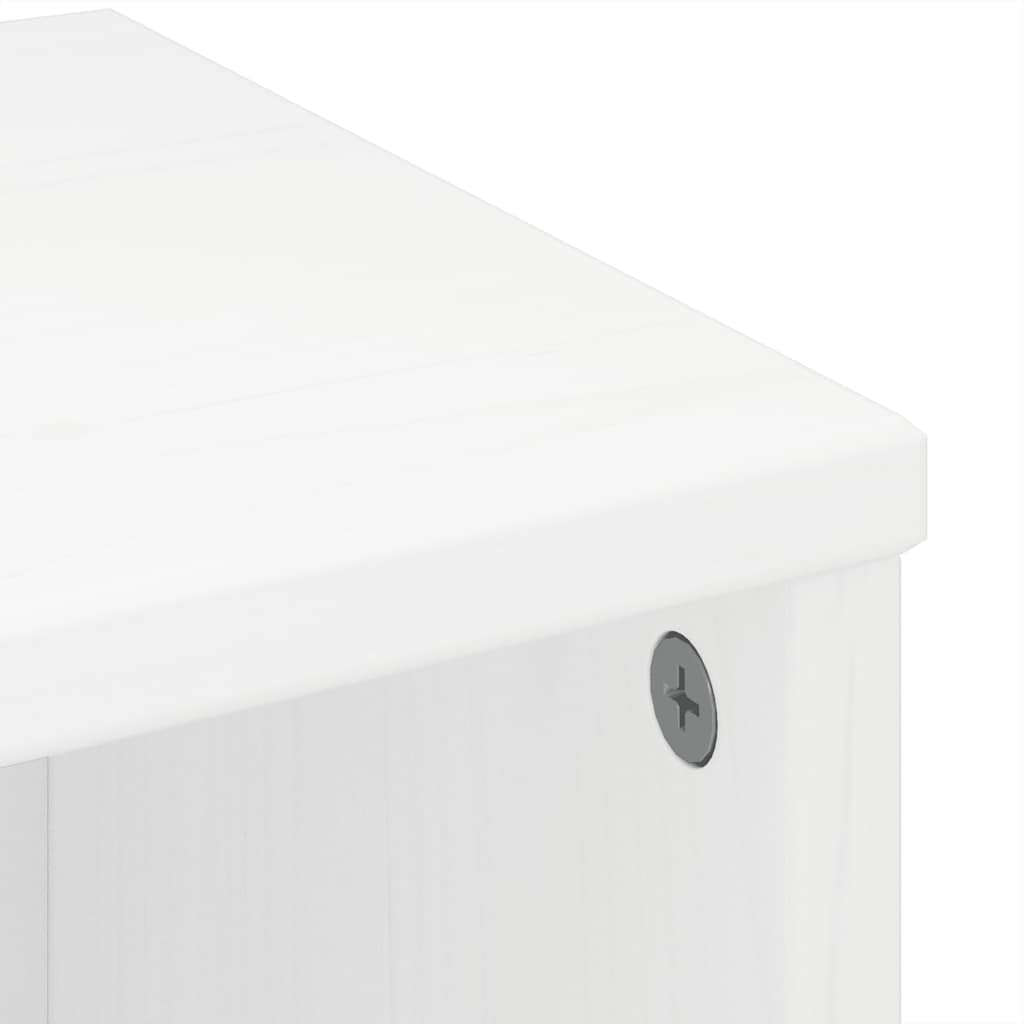 vidaXL Armadietti Laterali 6 pz ODDA Bianco 40x24x79 cm Legno di Pino