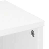 vidaXL Armadietti Laterali 6 pz ODDA Bianco 40x24x79 cm Legno di Pino