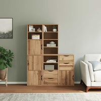 Armadietti Laterali 5 pz ODDA 40x24x79 cm Legno Massello Pino 3365358