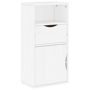 Mobile TV 5 pz-Mobile per TV-Credenza TV con Contenitore ODDA Bianco in Legno di Pino 166989