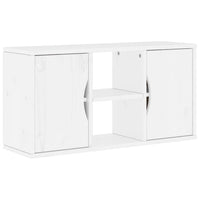 Mobile TV 5 pz-Mobile per TV-Credenza TV con Contenitore ODDA Bianco in Legno di Pino 166989