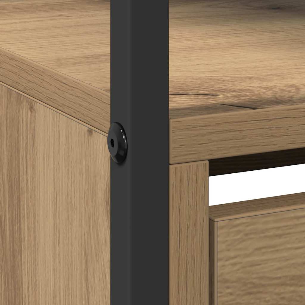 Armadio per Scarpe rovere artigianale 100 x 34 x 112 cm 3365548