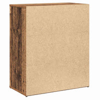 Credenza 2 pz-Set di 2 Buffet-Armadio da cucina Legno vecchio 60 x 31 x 70 cm Legno multistrato