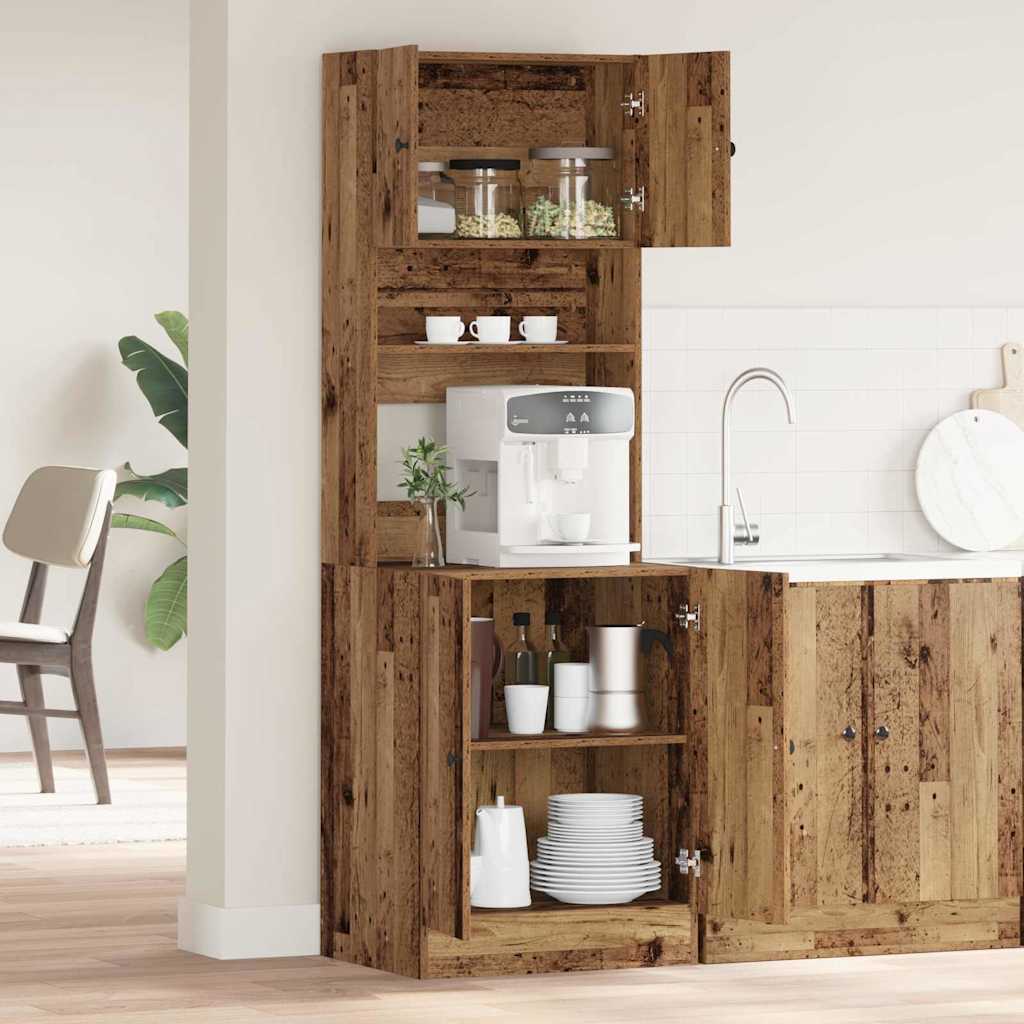 Mobile da cucina con lo scaffale Legno vecchio 60 x 50 x 180 cm 3365555