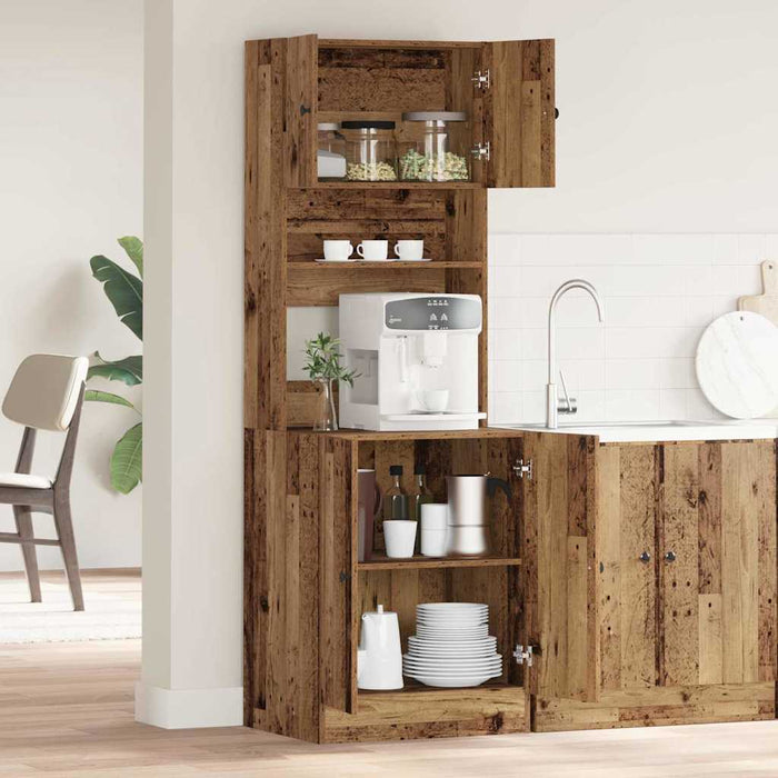 Mobile da cucina con lo scaffale Legno vecchio 60 x 50 x 180 cm 3365555