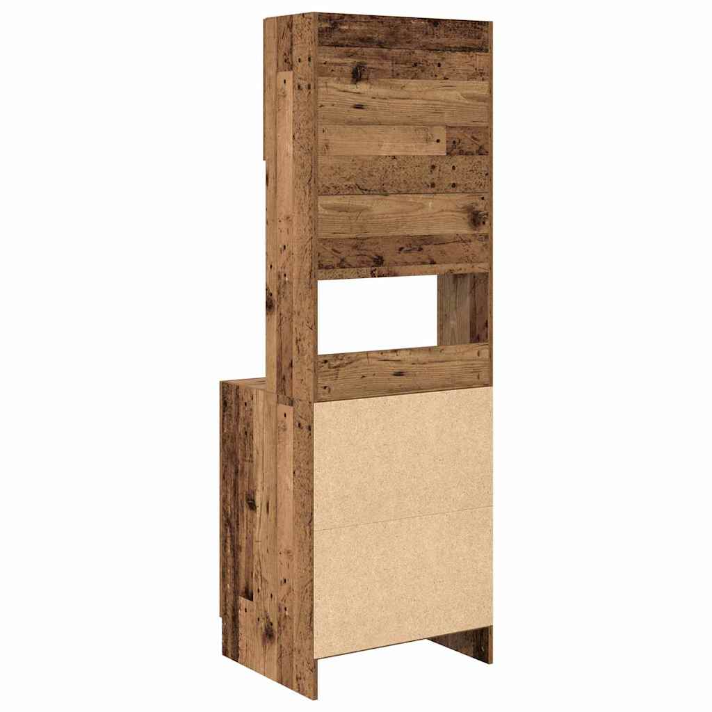 Mobile da cucina con lo scaffale Legno vecchio 60 x 50 x 180 cm 3365555