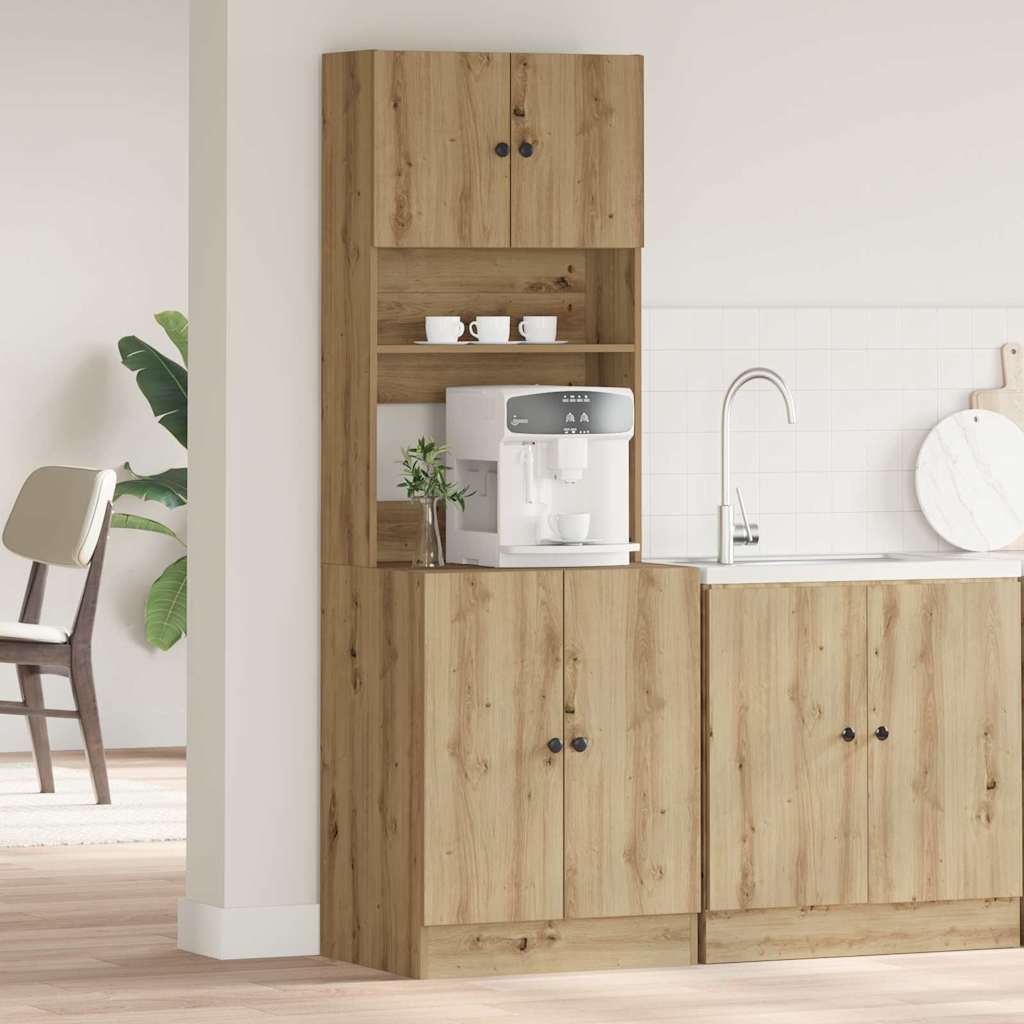 Mobile da cucina con porta rovere artigianale 60 x 50 x 180 cm 3365556