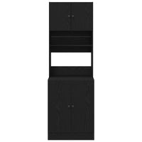 Mobile da cucina Rovere nero 60 x 50 x 180 cm Legno multistrato 3365557