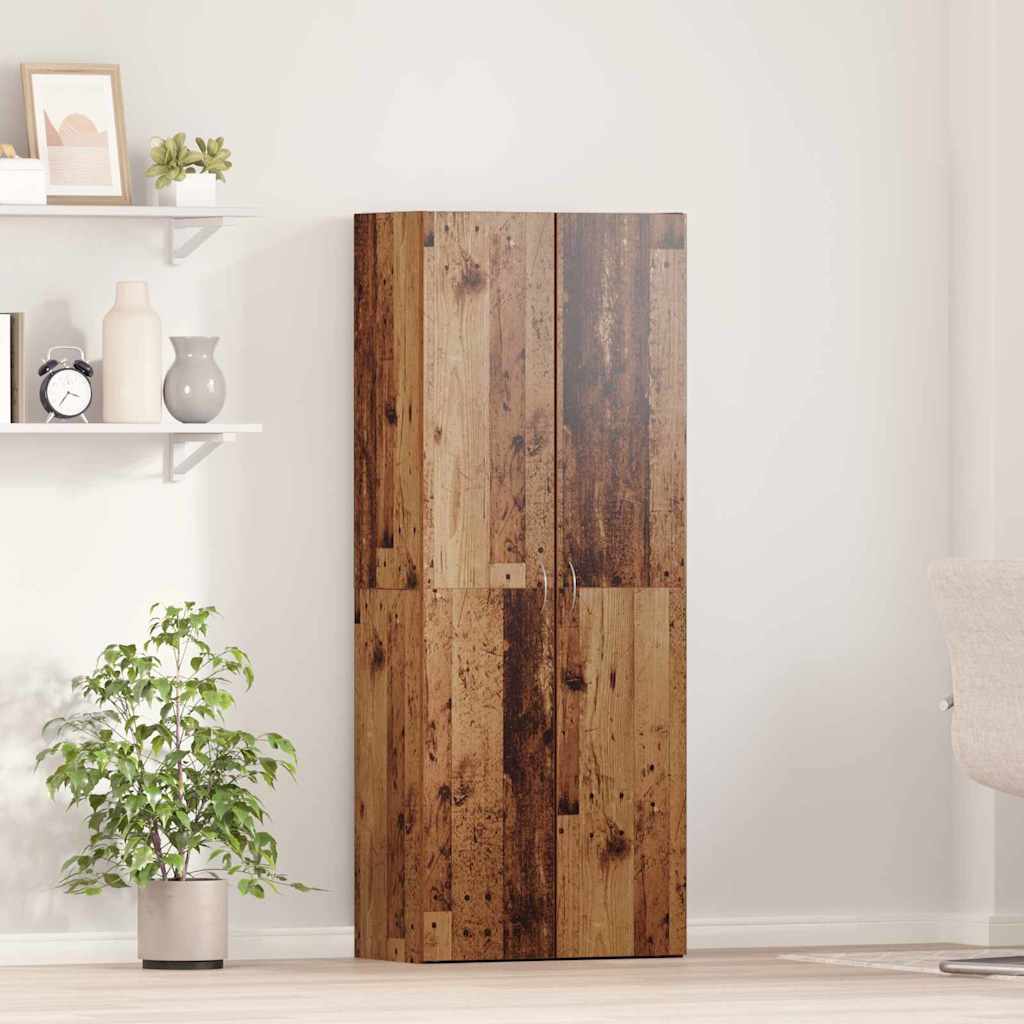 Highboard in legno invecchiato 60 x 32 x 153 cm - fatto in legno ingegnerizzato. 3365558