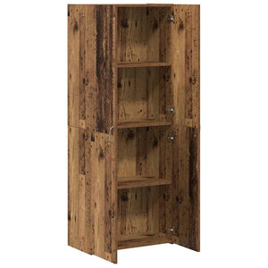 Highboard in legno invecchiato 60 x 32 x 153 cm - fatto in legno ingegnerizzato. 3365558