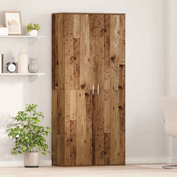 Highboard Legno Vecchio 80x35x180 cm Legno Ingegnerizzato 3365561