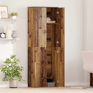 Armadio Alto Legno Vecchio 60x35x180 cm Legno Ingegnerizzato 3365567