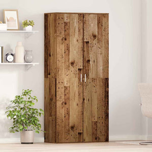 Credenza-Buffet-Armadio da cucina Legno vecchio 80 x 39 x 178 cm Legno multistrato