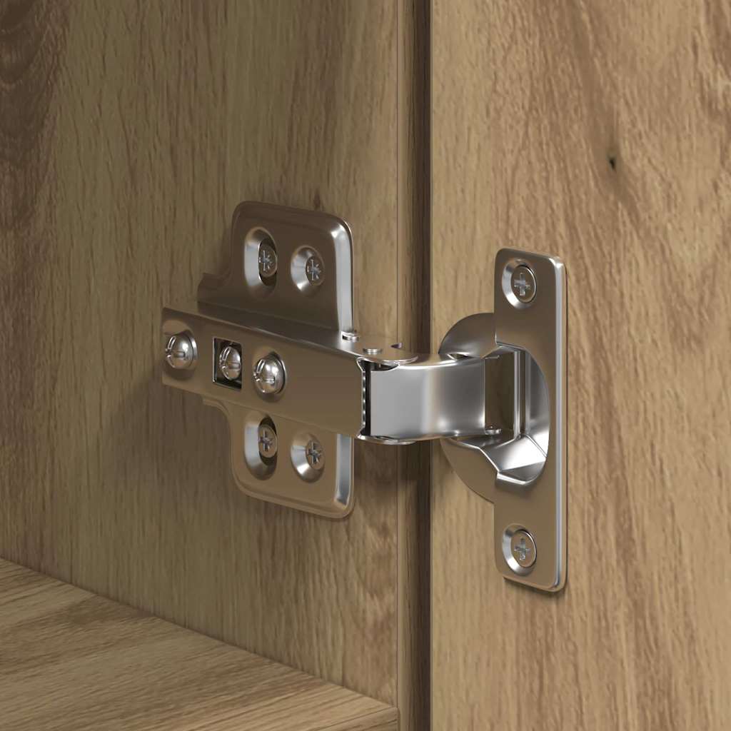 Credenza vitaXL Rovere Artigianale 30x42.5x185 cm Legno ingegnerizzato 3365577