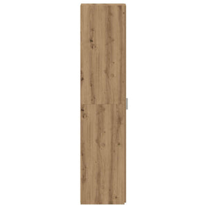 Credenza 2 pz-Set di 2 Buffet-Armadio da cucina Rovere artigianale 30 x 42,5 x 185 cm