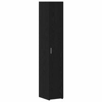 Highboard  Rovere Nero 30x42.5x185 cm Legno di ingegneria 3365578