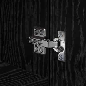 Credenza 2 pcs Rovere Nero 45 x 42,5 x 185 cm 3365584