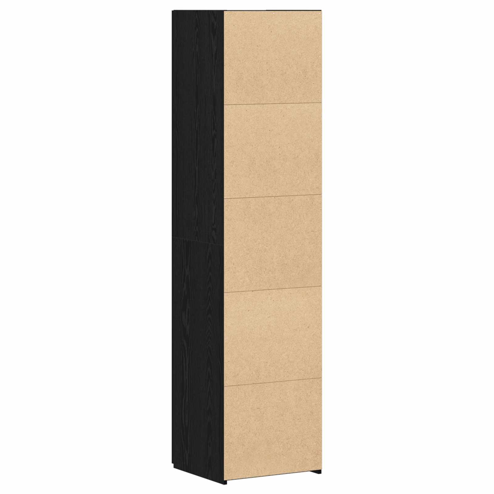 Credenza 2 pcs Rovere Nero 45 x 42,5 x 185 cm 3365584