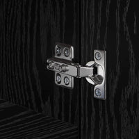 Highboard Rovere Nero  50x42.5x185 cm Legno Ingegnerizzato 3365587