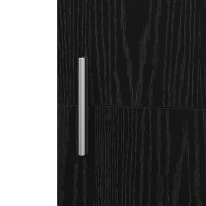 Highboard Rovere Nero  50x42.5x185 cm Legno Ingegnerizzato 3365587