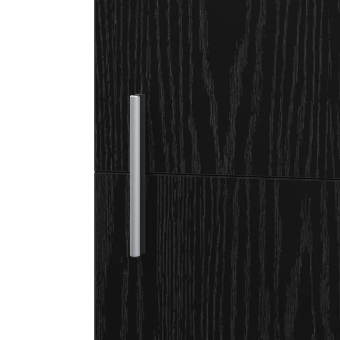 Highboard Rovere Nero  50x42.5x185 cm Legno Ingegnerizzato 3365587