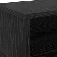 Scrivania Rovere nero 200 x 55 x 91 cm Legno multistrato 3365616