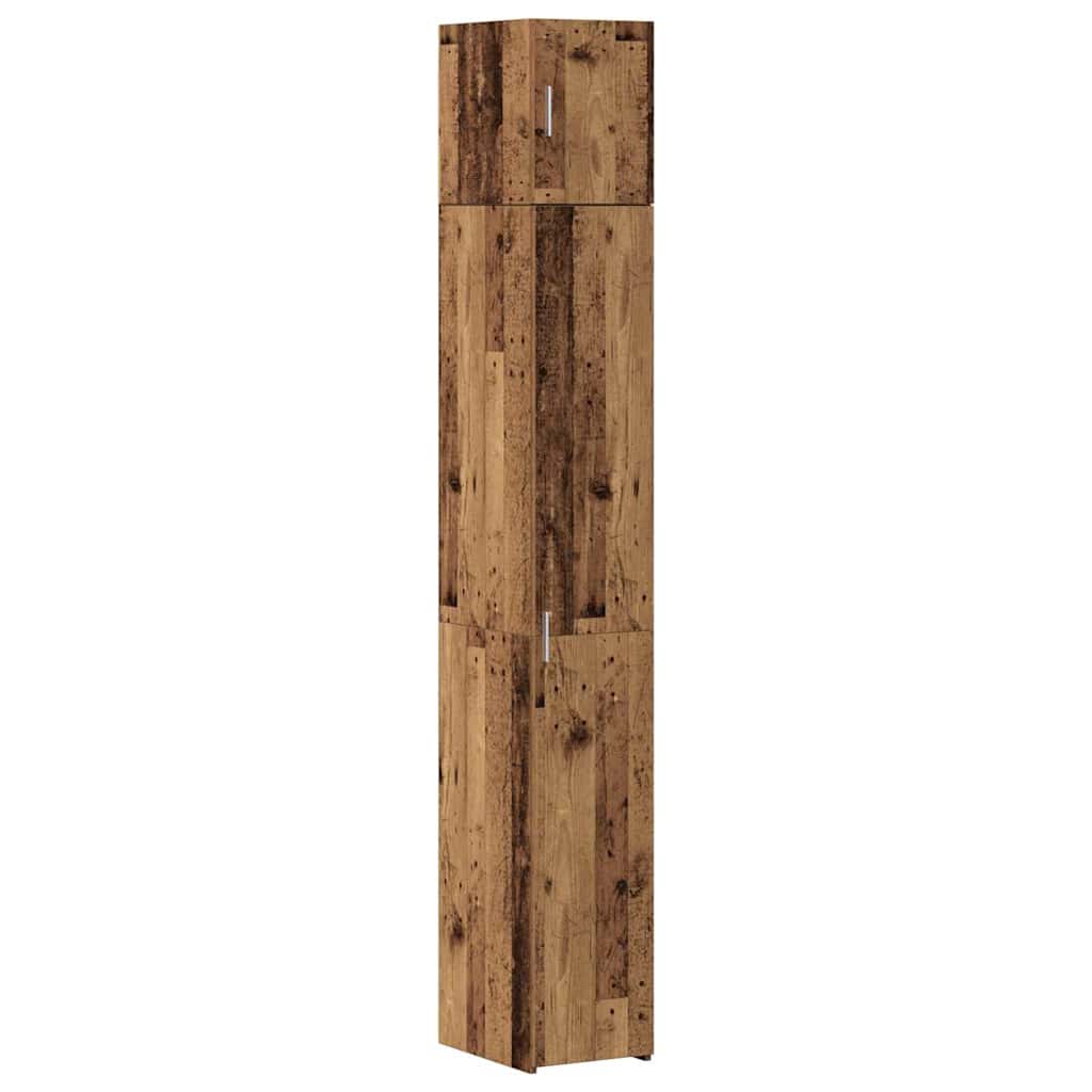 Armadio di stoccaggio snello  Legno vecchio 30x42.5x225 cm Legno ingegnerizzato 3365627
