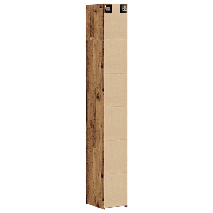 Armadio di stoccaggio snello  Legno vecchio 30x42.5x225 cm Legno ingegnerizzato 3365627