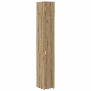 Mobile da archiviazione snello Rovere artigianale 30x42.5x225 cm Legno ingegnerizzato 3365628
