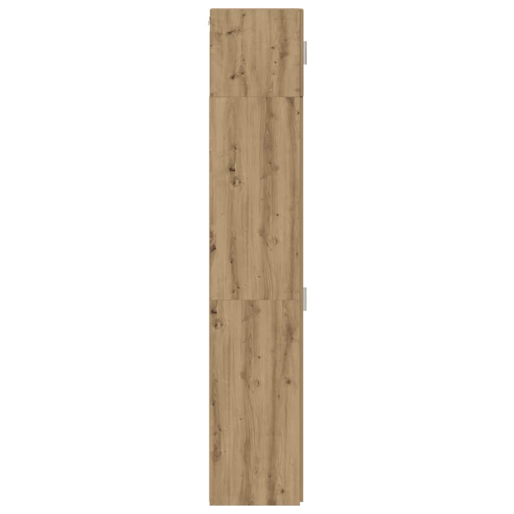 Mobile da archiviazione snello Rovere artigianale 30x42.5x225 cm Legno ingegnerizzato 3365628