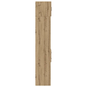 Armadio sottile  in rovere artigianale 30x42.5x225 cm in legno ingegnerizzato 3365641