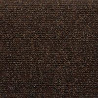 vidaXL Tappetini per scale autoadesivi 20 pz 65x21x4 cm marrone semicircolari grandi