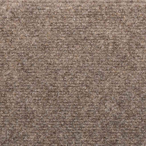 vidaXL Tappetini per scale autoadesivi 20 pz 65x21x4 cm beige semicircolari grandi