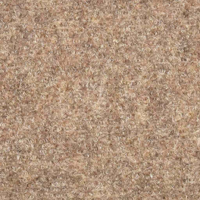 vidaXL Tappetini per scale autoadesivi 30 pz 65x21x4 cm beige semicircolari grandi