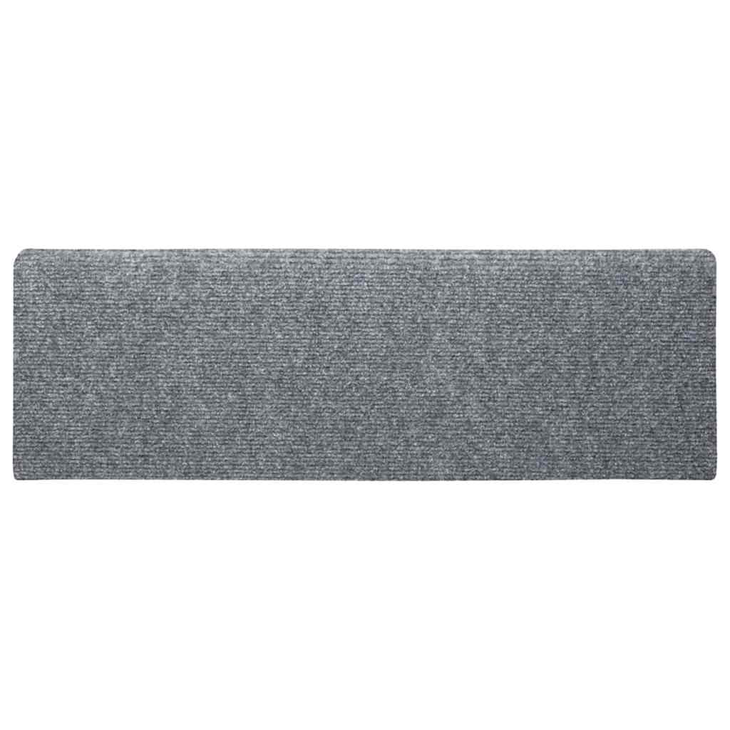 Tappetini Autoadesivi per Scale 30 pz Grigio Chiaro 65x21x4 cm 3365694