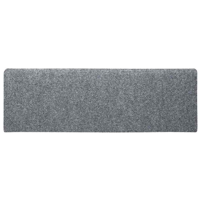Tappetini Autoadesivi per Scale 30 pz Grigio Chiaro 65x21x4 cm