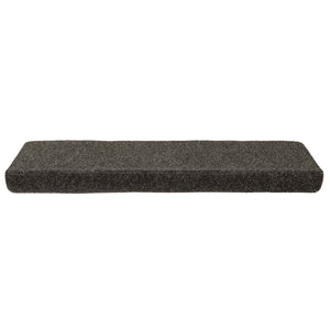 vidaXL Tappetini per scale autoadesivi 30 pz 65x21x4 cm Antracite Bordo rettangolare