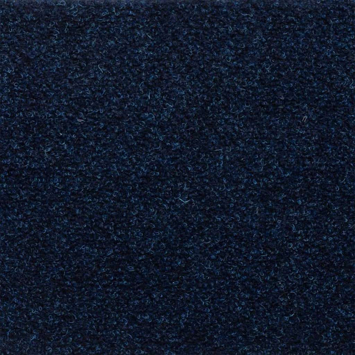 vidaXL Tappetini per scale autoadesivi 30 pz 65x21x4 cm blu navy bordo rettangolare