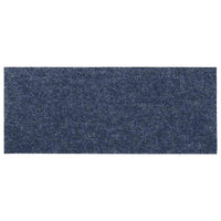 vidaXL Tappetini per scale autoadesivi 30 pz 60x25 cm Grigio Blu Rettangolari