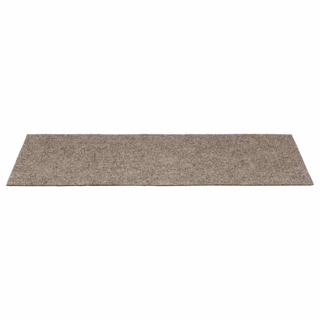 Tappetini per Scale Autoadesivi 30pz Crema 60x25cm Rettangolare 3365712