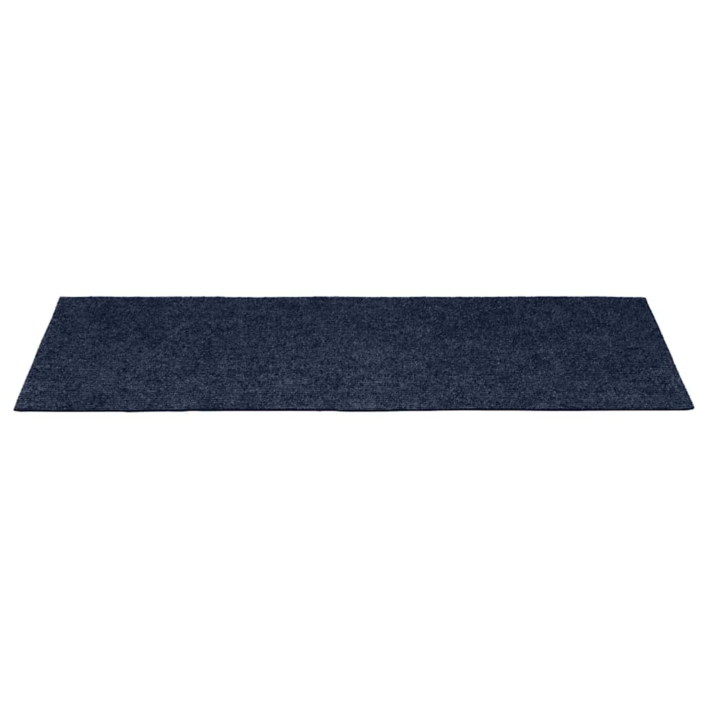 Tappetini per Scale Autoadesivi 30 pz Blu 60x25 cm Rettangolare