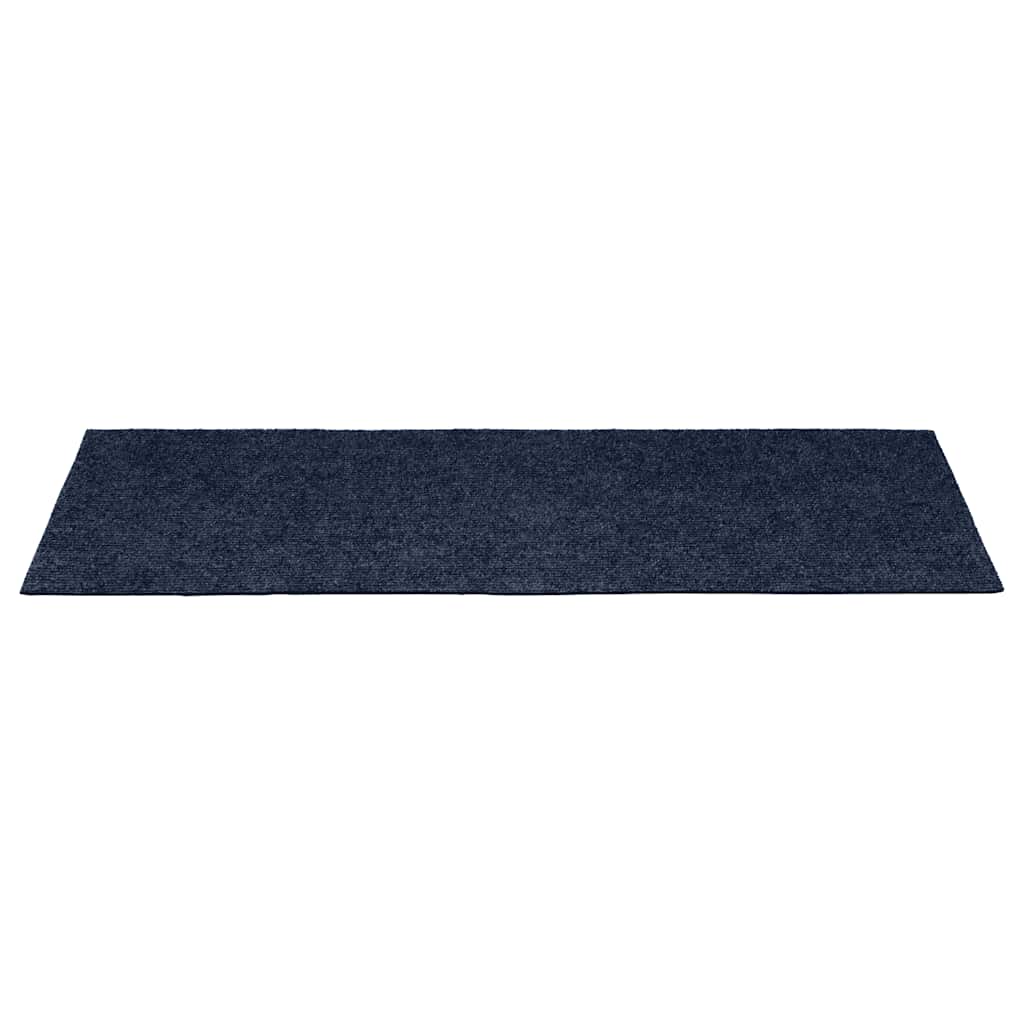 Tappetini per Scale Autoadesivi 30 pz Blu 60x25 cm Rettangolare 3365713