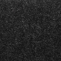 Tappetini per scale autoadesivi 20 pz 65x21x4 cm neri bordo rettangolare 3365717