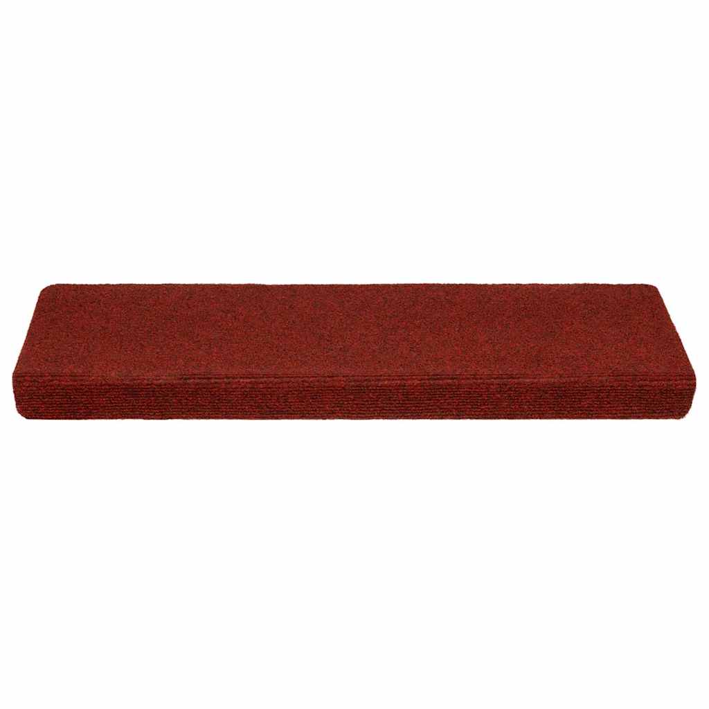 Tappetini Autoadesivi per Scale 20 pz Rosso Bordò 65x21x4 cm 3365719
